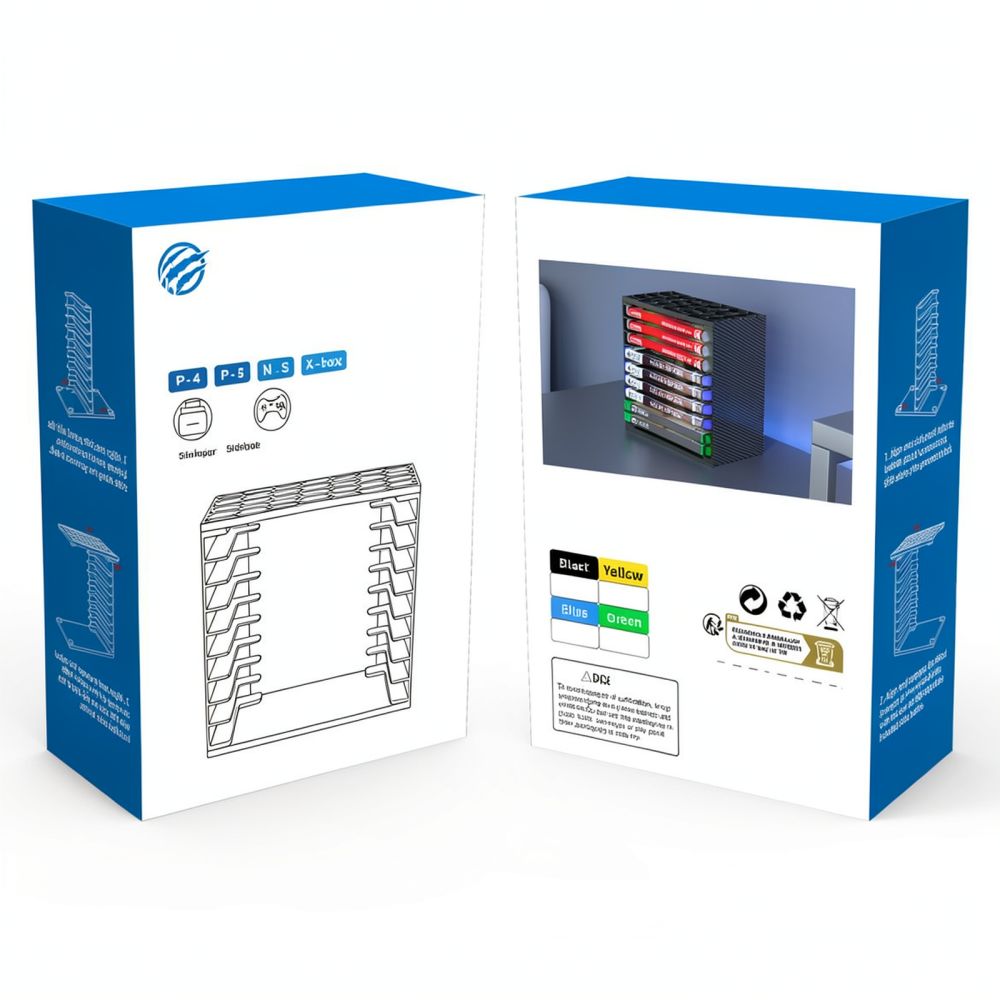 Game Card Storage Tower For Fo - Gaming Console Display Case recension och pris