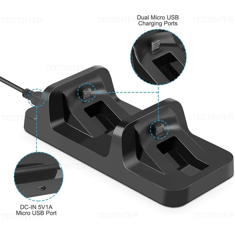 Dual Charger Dock Station For  - Gaming Console Tv recension och pris