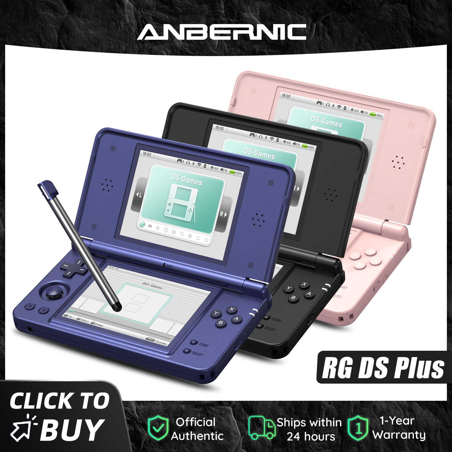 Anbernic RG DS Plus Portable H - Gaming Console Under 5000 recension och pris